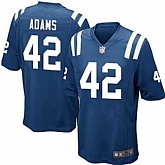 Nike Men & Women & Youth Colts #42 Adams Blue Team Color Game Jersey,baseball caps,new era cap wholesale,wholesale hats